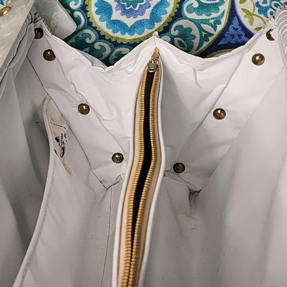 Vintage Princess Charming by Atlas Seashell Wicker Lucite Handle Purse 1950s/60s - Picture 10 of 15